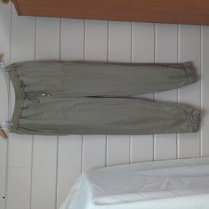 Linen joggers, size S ,( feels like M)